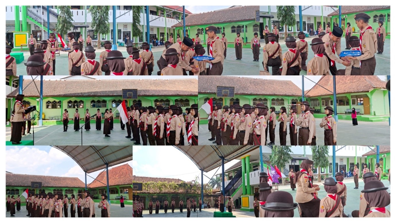 Kukuhkan Komitmen dan Tanggung Jawab, Penggalang Terap MTsN 1 Banjarnegara Resmi Dilantik