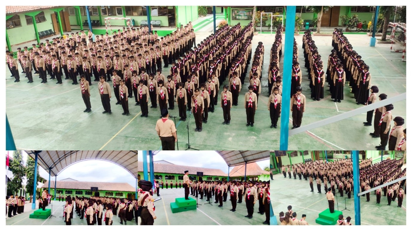 Penggalang Ramu Madtsansa Resmi Dilantik, Ekstrakurikuler Pramuka Tahun 2026 Dibuka
