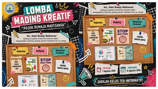 Rilis Lomba Mading Kreatif 2026, Madtsansa Dorong Kelas Jadi Pojok Remaja yang Informatif dan Inspiratif