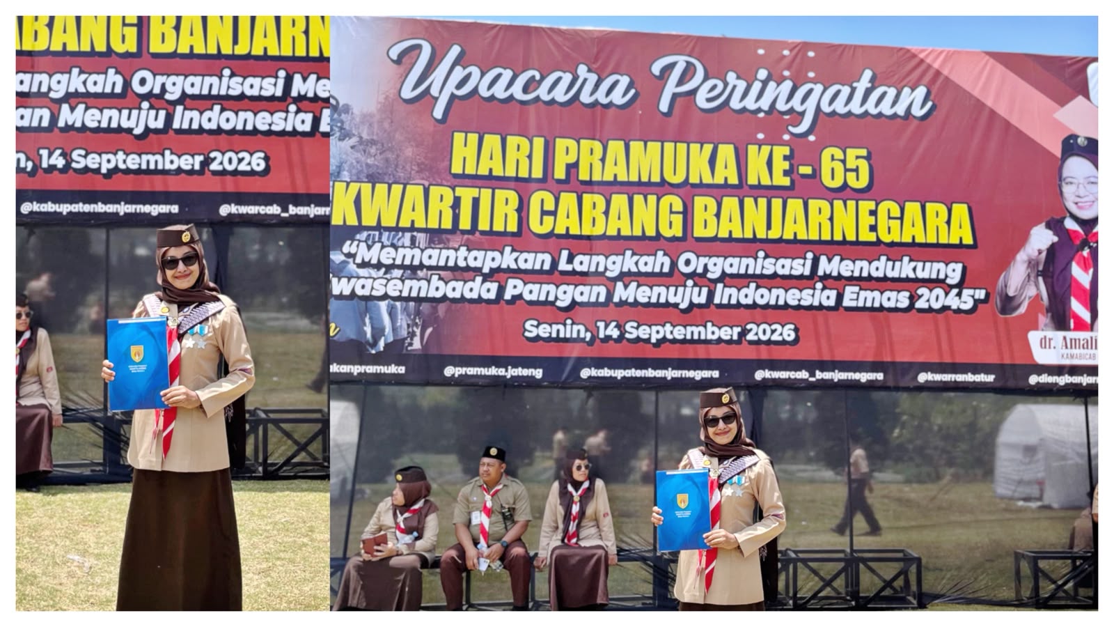 Pembina Pramuka Madtsansa Yuliana Rahmanti Terima Lencana Pancawarsa II Pembina Pramuka Madtsansa Yuliana Rahmanti Terima Lencana Pancawarsa II