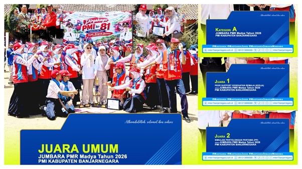 Amazing! Tim Jumbara MTs Negeri 1 Banjarnegara Raih Juara Umum Jumbara PMR Madya Kabupaten Banjarnegara 2026