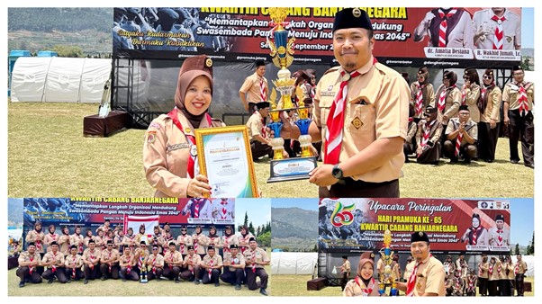 Dua Pembina Pramuka Madtsansa Perkuat Pasukan Defile Kwarran Banjarnegara, Raih Juara 1 Dua Pembina Pramuka Madtsansa Perkuat Pasukan Defile Kwarran Banjarnegara, Raih Juara 1