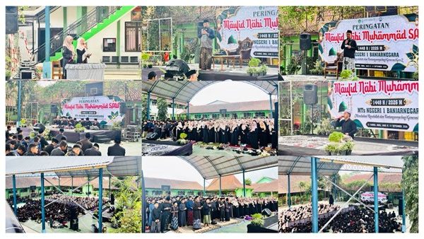 Semarakkan Maulid Nabi, MTs Negeri 1 Banjarnegara Ajak Warga Madrasah Teladani Akhlak Rasulullah di Era Digital Semarakkan Maulid Nabi, MTs Negeri 1 Banjarnegara Ajak Warga Madrasah Teladani Akhlak Rasulullah di Era Digital