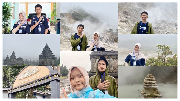 Azfar dan Noviana, Flogger Muda Madtsansa Jelajahi Potensi Geopark Nasional Dieng