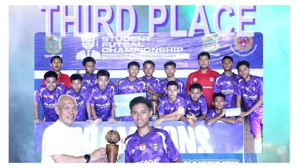 MTs Negeri 1 Banjarnegara Raih Juara 3 Student Futsal Championship Piala Ketua KONI Banjarnegara 2026 MTs Negeri 1 Banjarnegara Raih Juara 3 Student Futsal Championship Piala Ketua KONI Banjarnegara 2026