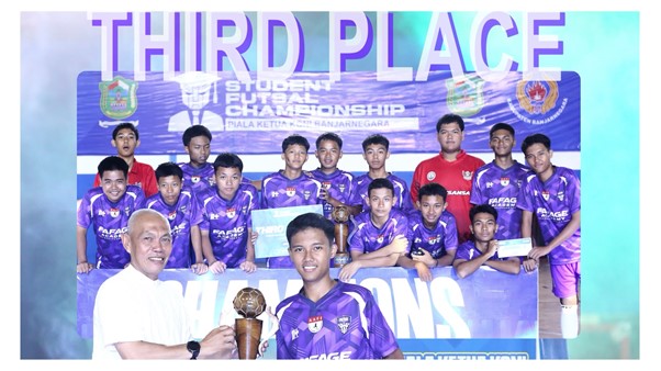 MTs Negeri 1 Banjarnegara Raih Juara 3 Student Futsal Championship Piala Ketua KONI Banjarnegara 2026