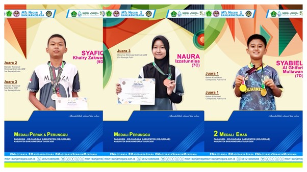 Tiga Atlet Panahan Madtsansa Ukir Prestasi Gemilang di Kejurkab Banjarnegara 2026