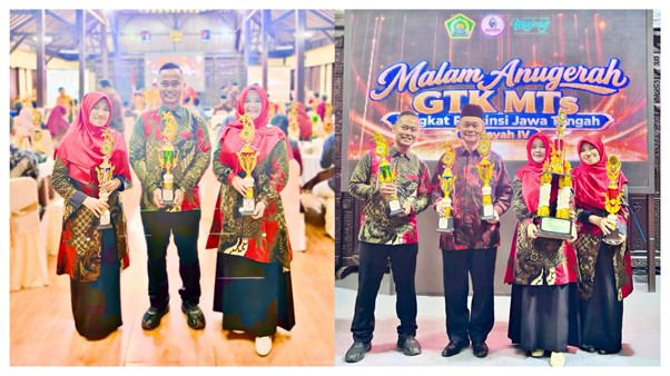 Tiga GTK MTs Negeri 1 Banjarnegara Terima Award pada Ajang GTK MTs Award 2026